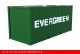 Container 20 ft EVERGREEN gr�n